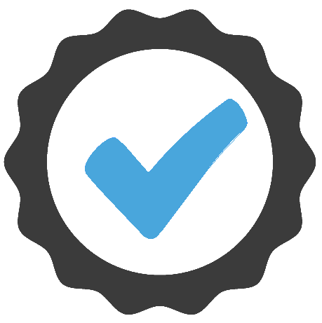 Icon showing a tick inside a circle